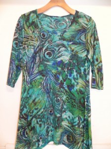 Tianello Burnout Peacock Tunic