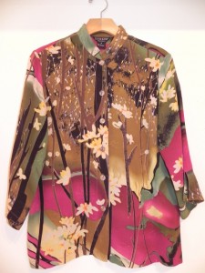 Citron Long Sleeve Mandarin Top